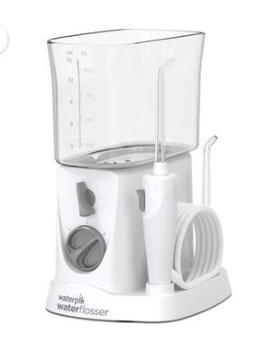 Waterpik Nano Compact Countertop Water Flosser White WP-310W Travel Size New.